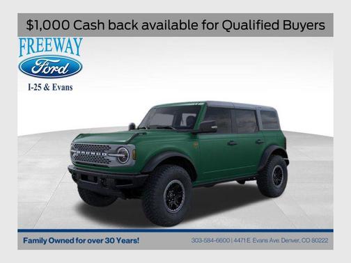 ERUPTION GREEN METALLIC 2025 Ford Bronco Badlands