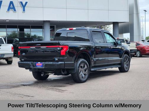 AGATE BLACK METALLIC 2023 Ford F-150 Lightning LARIAT