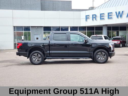 AGATE BLACK METALLIC 2023 Ford F-150 Lightning LARIAT