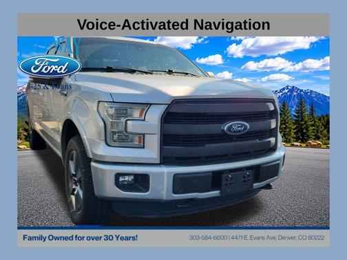 Ingot Silver 2016 Ford F-150 Lariat