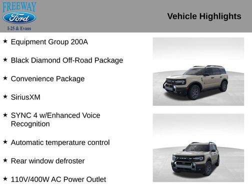 DESERT SAND 2025 Ford Bronco Sport Big Bend