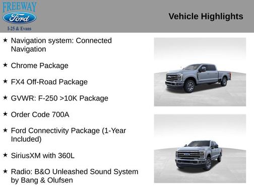 GLACIER GRAY 2026 Ford F-250 King Ranch