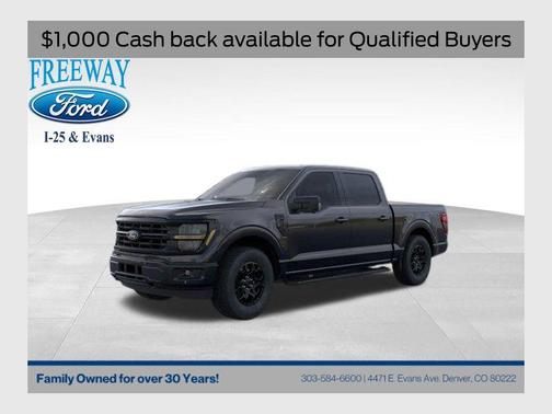 AGATE BLACK METALLIC 2026 Ford F-150 XLT Truck