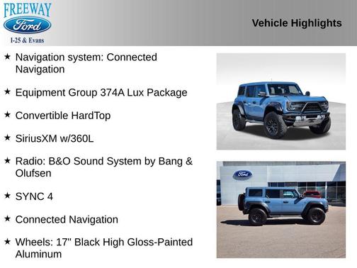 AZURE GRAY MET TRI-COAT 2025 Ford Bronco Raptor