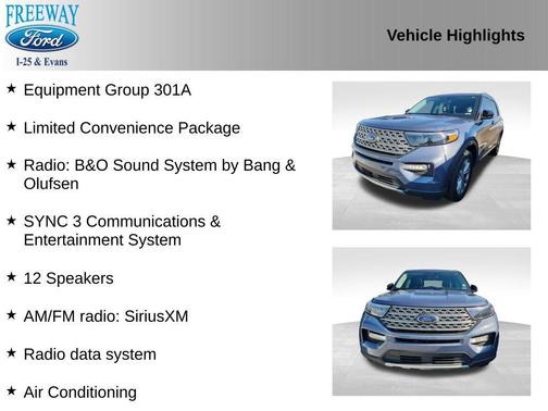 INFINITE BLUE MET TINTED CC 2021 Ford Explorer Limited