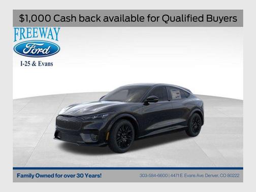 SHADOW BLACK 2026 Ford Mustang Mach-E Premium