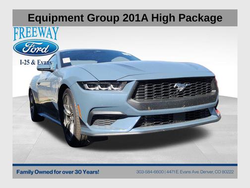 VAPOR BLUE METALLIC 2025 Ford Mustang EcoBoost Premium