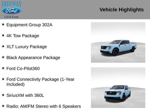 Light Blue 2026 Ford Maverick XLT