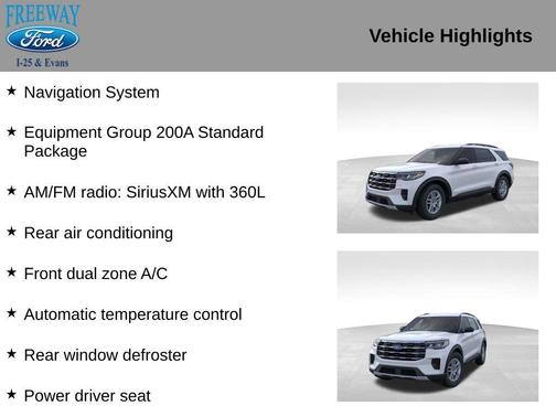 SPACE WHITE METALLIC 2026 Ford Explorer Active