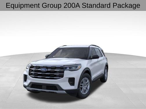 SPACE WHITE METALLIC 2026 Ford Explorer Active