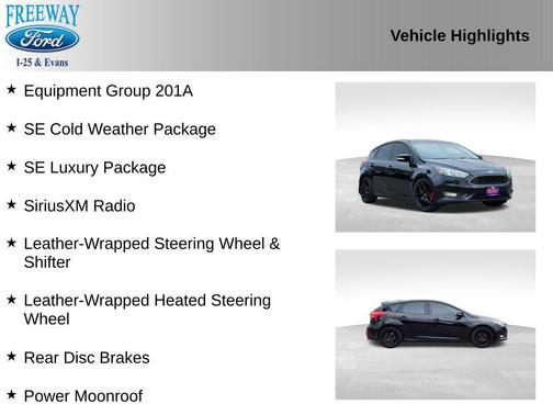 SHADOW BLACK 2016 Ford Focus SE
