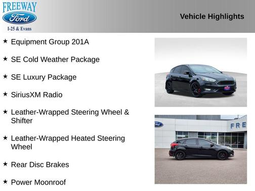 SHADOW BLACK 2016 Ford Focus SE