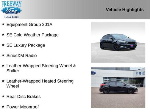 SHADOW BLACK 2016 Ford Focus SE