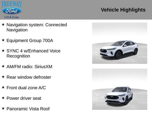 STAR WHITE METALLIC TRI-COAT 2025 Ford Escape PHEV SE