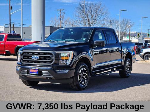 AGATE BLACK METALLIC 2022 Ford F-150 XLT