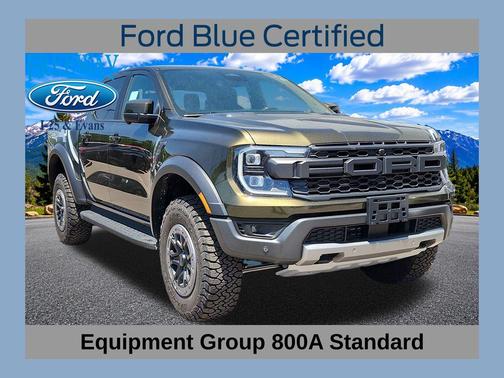 Shelter Green Metallic 2026 Ford Ranger Raptor