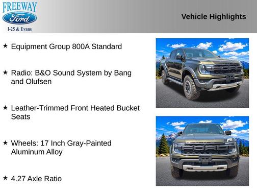 Shelter Green Metallic 2026 Ford Ranger Raptor
