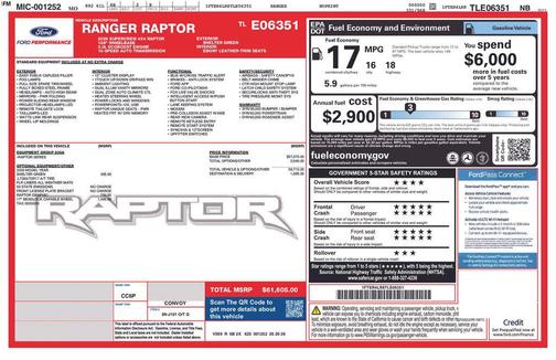 Shelter Green Metallic 2026 Ford Ranger Raptor