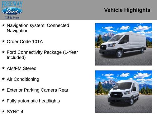 OXFORD WHITE 2026 Ford Transit-250 Base