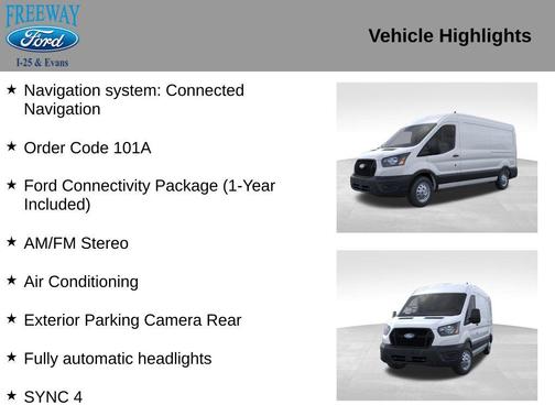 OXFORD WHITE 2026 Ford Transit-250 Base