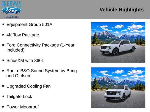 Space White Metallic 2026 Ford Maverick Lariat