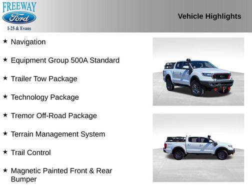 OXFORD WHITE 2023 Ford Ranger LARIAT