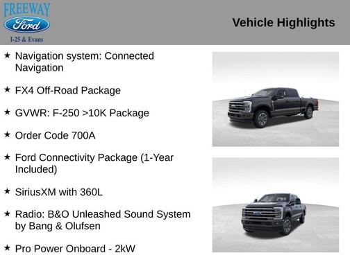 AGATE BLACK 2026 Ford F-250 King Ranch