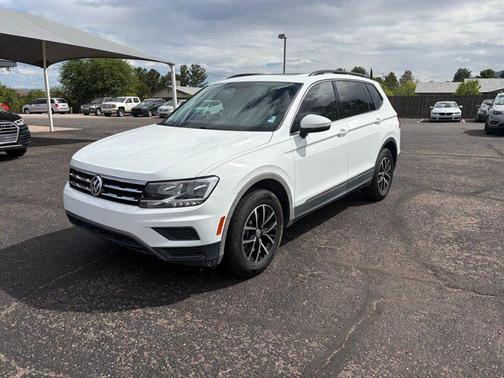 White 2021 Volkswagen Tiguan 2.0T SE 4MOTION