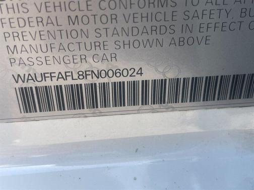 White 2015 Audi A4 2.0T Premium Plus