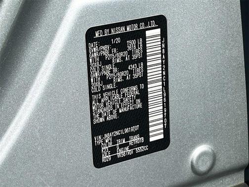 2020 Nissan Armada SL