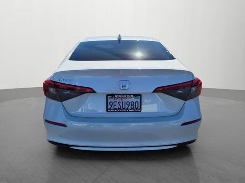 Platinum White 2023 Honda Civic EX