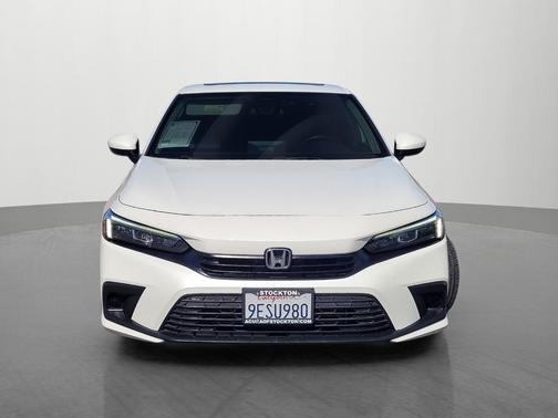 Platinum White 2023 Honda Civic EX