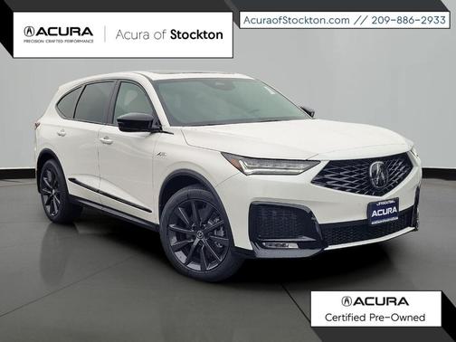 Platinum White 2026 Acura MDX A-Spec
