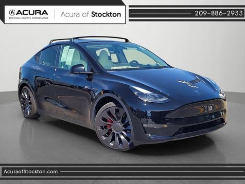 Black 2024 Tesla Model Y Performance
