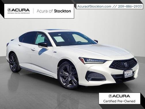 Platinum White Pearl 2023 Acura TLX A-Spec