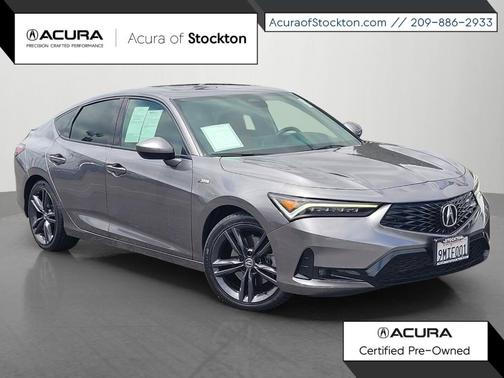 Liquid Carbon Metallic 2024 Acura Integra A-Spec
