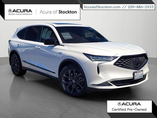 Platinum White Pearl 2023 Acura MDX A-Spec
