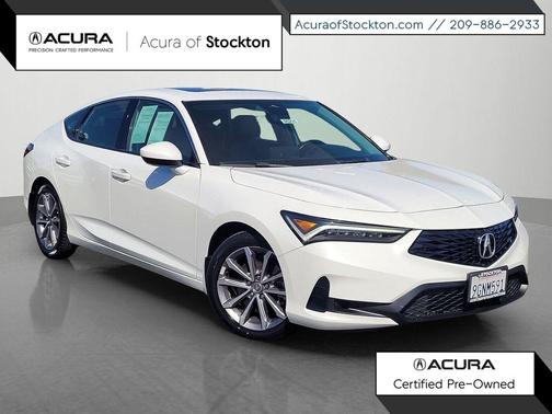 White 2023 Acura Integra Base