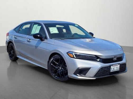 Lunar Silver Metallic 2024 Honda Civic Sport