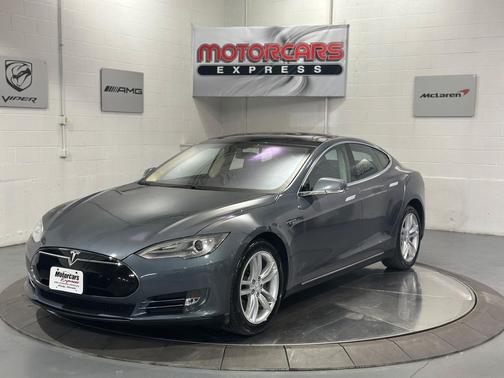 Blue Metallic 2013 Tesla Model S Sedan