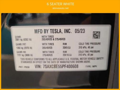2023 Tesla Model X Standard Range