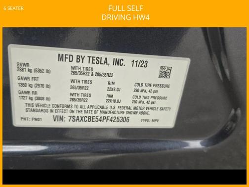 2023 Tesla Model X Standard Sport Utility 4D