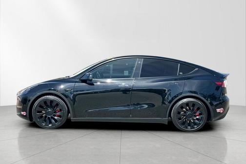 Solid Black 2022 Tesla Model Y Performance Dual Motor All-Wheel Drive