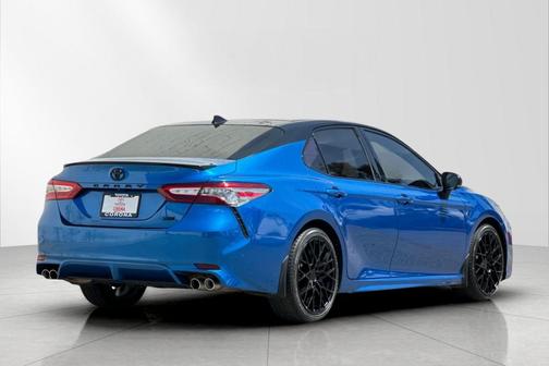 Blue Streak/Midnight Black Metallic 2019 Toyota Camry XSE