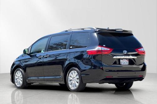 Midnight Black Metallic 2017 Toyota Sienna Limited Premium