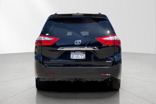 Midnight Black Metallic 2017 Toyota Sienna Limited Premium