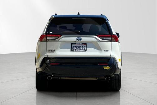 Blizzard Pearl w/Midnight Black Roof 2021 Toyota RAV4 Prime XSE