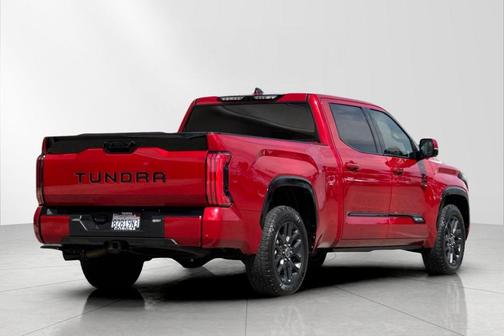 Supersonic Red 2023 Toyota Tundra Hybrid Platinum