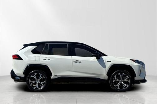 Blizzard Pearl w/Midnight Black Roof 2021 Toyota RAV4 Prime XSE