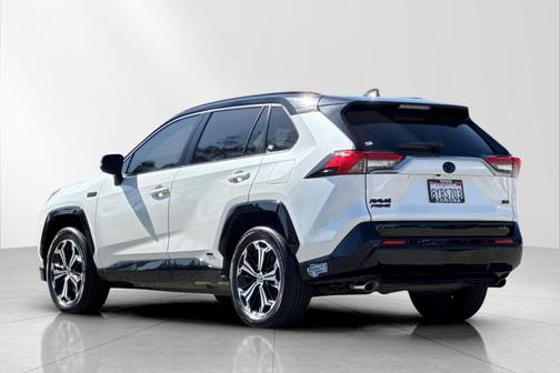Blizzard Pearl w/Midnight Black Roof 2021 Toyota RAV4 Prime XSE